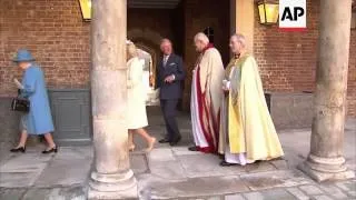 Royal family leaves St James's Palace after the christening of Prince George