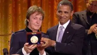 President Obama Honors Paul McCartney