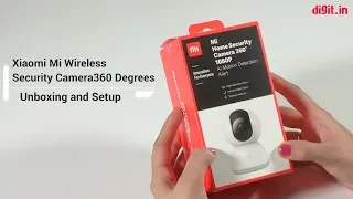 Xiaomi Mi 360 Wireless Security Camera Unboxing & Setup | Digit.in