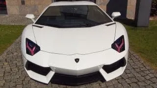 Lamborghini Aventador LP 700 - 4 on DETAIL Presentation in perfect white V12