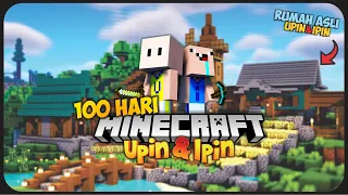 100 Hari di Minecraft Tapi Kita Jadi Bocil Kembar Upin dan Ipin ! - Sejarah Kampung Durian Runtuh !