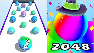 Ball Merge 2048 All Levels Gameplay Walkthrough Android, iOS Part 1