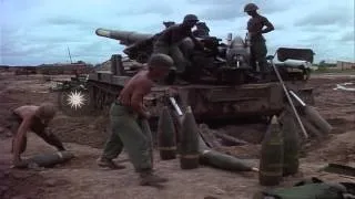 US  Battery D, 3rd Battalion, 13th Artillery, 25th Infantry Division fires M-110 ...HD Stock Footage