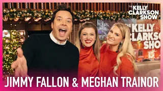 Meghan Trainor, Jimmy Fallon & Kelly Clarkson Impromptu Sing 'Silent Night'