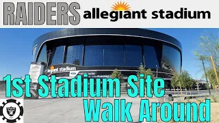 Las Vegas Raiders Allegiant Stadium Property Walk 08 01 2020