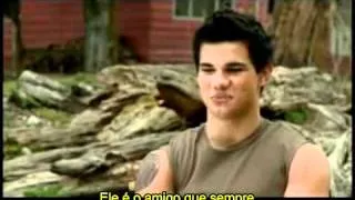 Taylor Lautner - On Set Video Interview "THE TWILIGHT SAGA NEW MOON" (Legendado)