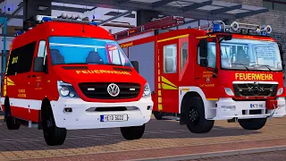 Emergency Call 112 - German Firefighters, Ambulance Responding! 4K