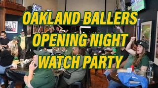 Oakland Ballers opening night watch party