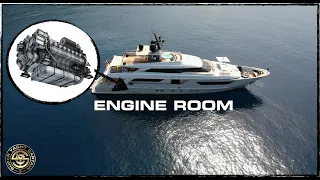 Full Engine Room Tour On A Super Yacht (Captain's Vlog 119)