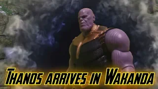 Thanos Arrives in Wakanda Stop Motion, Thanos snaps! - Avengers Infinity War