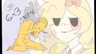 6×3 meme //funny moments 🤣//animation//smiling critters (not my ocs!) enjoy?