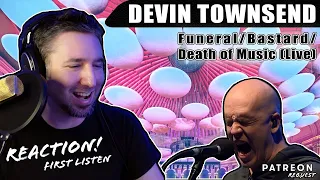 Songwriter REACTS to Devin Townsend - Funeral/Bastard/Death of Music [Live] (First Listen!)