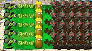 Plants vs Zombies Hack - 999 Gatling Pea vs Fire Tall-nut vs 999 Giga-gargantuar