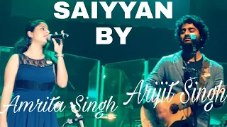 || #Saiyyan song by #ArijitSingh and his little sister Amrita Singh|| live performance #Arijit live