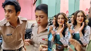 Birthday celebrations at Maddam Sir set | Gulki Joshi | Priyanshu Singh | Tunisha Sharma | Sony Sab