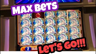 🥳 MYSTICAL UNICORN Slot machine MEGA big wins! MAX BETS