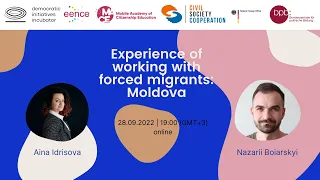 Experience of working with forced migrants: Moldova