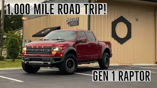 Taking my Gen 1 Raptor on a 1,000 Mile Road Trip!