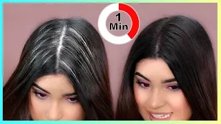 HOW TO COVER YOUR GRAY HAIR IN 1 MINUTES