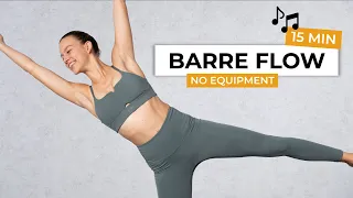 15 MIN STANDING BARRE WORKOUT - No Equipment!