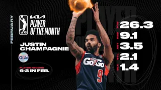 Justin Champagnie Named Kia G League Player Of The Month - February 2024