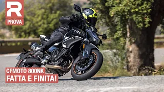 Prova CFMOTO 800NK - Come va su strada, quanto costa, pregi e difetti della nuova naked media cinese