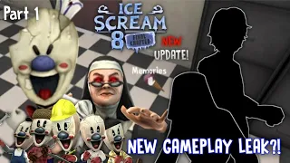 Ice Scream 8 NEW Update - Gameplay Leak! (Fanmade) | Part 1