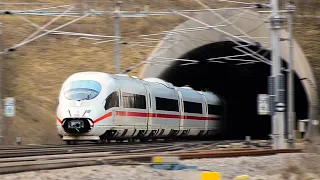 ICE trains 300 km/h between tunnels!