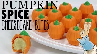 Pumpkin Spice Cheesecake BITES  - Peter Rabbit Inspired Garden Dessert Recipe!