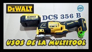 ✅Como se usa la Multitool - Dewalt DCS356 🛠  herramienta oscilante 20v 🔋🔋🔋 -MOMENTO ARGENTO