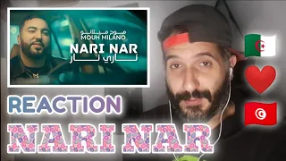 MOUH MILANO NARI NAR REACTION 🇹🇳❤️🇩🇿