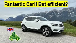 Volvo XC40 T4 Recharge (Plug-In Hybrid) - real-life consumption with empty battery