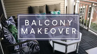 Balcony Makeover • My First Vlog!?