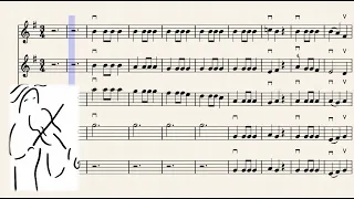 Dance of Fire. Music Score for String Orchestra. Play Along. www.SashaViolin.com