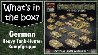 Flames of War Heavy Tank-Hunter Kampfgruppe starter set Unboxing & review: What's in the box?