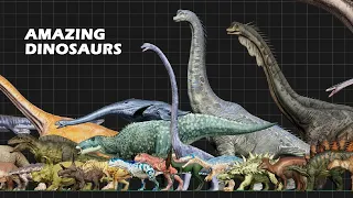 Dinosaurs Size Comparison, Traveling the World of Dinosaurs, Walking and Running with Dinosaurs