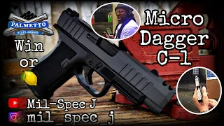 PSA Micro Dagger C-1 First Shots right out the box