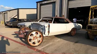 WhipAddict: G Kustoms Shop Visit, Big Time Builds! Chevelles, Bel Air, Young Lace Donk, Frame Offs!