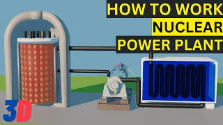 How To Work Nuclear Power Plant in Hindi 3D animation , How To Work Nuclear Power Plant, Nuclear