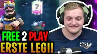 Das ist meine ERSTE LEGENDARY?! 🤯🤬 | Clash Royale Free 2 Play