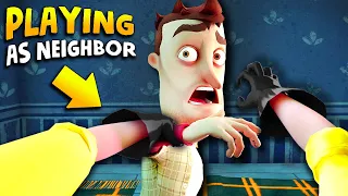 PLAYING AS THE NEIGHBOR!!! | Hello Neighbor (Mods)