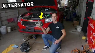 CHEVROLET CRUZE ALTERNATOR REPLACEMENT. CHEVY SONIC ALTERNATOR REPLACEMENT