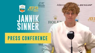 Jannik Sinner Press Conference After Defeating Holger Rune | Rolex Monte Carlo Masters 2024