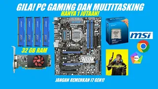 Rakit Pc Gaming Kere Hore | X3470, 32GB RAM & R5 240