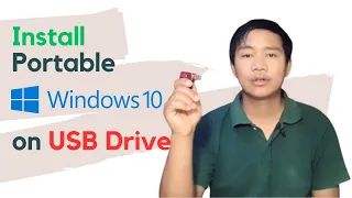 How to install portable windows 10 on USB drive