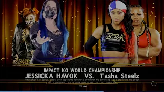 Impact Wrestling Under Siege 2022 Tasha Steelz vs Havok for the Impact Knockouts World Championship