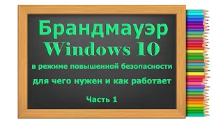 Как устроен и как работает Брандмауэр Windows 10