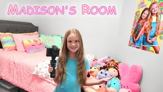 Madison's Room Tour!!! Recorded by Madison & Trinity!