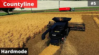 Wheat harvest | Expanding the farm | Countyline | Hardmode | Farming simulator 22|Timelapse