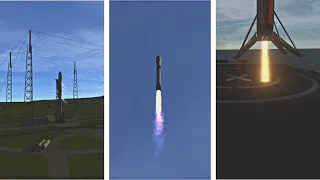 SpaceX Falcon 9 ASDS (Kerbal Space Program)